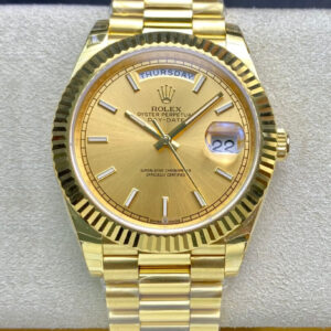 Replica Rolex Day Date M228238-0003 40MM EW Factory Gold Dial