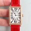 Replica Franck Muller Ladies Long Island 1952 952 QZ D CD GF Factory Silver Dial