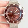 Replica Breitling Superocean Heritage II Chronograph 46 A1331233/Q616/152A GF Factory Chocolate Dial