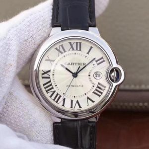 Replica Ballon Bleu De Cartier 42MM W6901351 V9 Factory Silver Dial