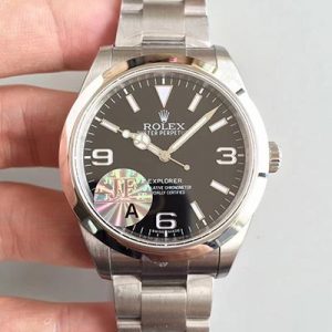 Replica Rolex Air King M116900-0002 JF Factory Black Dial