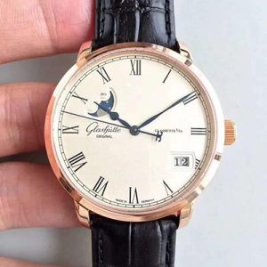 Replica Glashutte Senator Panorama Date Moon Phase 100-04-32-15-04 GF Factory White Dial