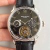 Replica Patek Philippe Tourbillon Moonphase Black Dial