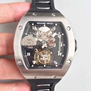 Replica Richard Mille RM001 Tourbillon JB Factory Black Dial