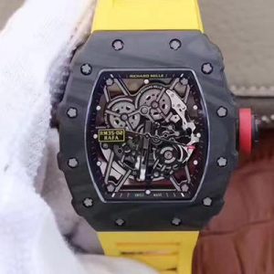 Replica Richard Mille RM35-02 Rafael Nadal KV Factory Black Skeleton Dial