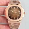 Replica Patek Philippe Nautilus 5711/1R-001 PF Factory Rose Gold Chocolate Dial