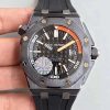 Replica Audemars Piguet Royal Oak Offshore Diver 15707CE.OO.A002CA.01 JF Factory V5 Black Dial