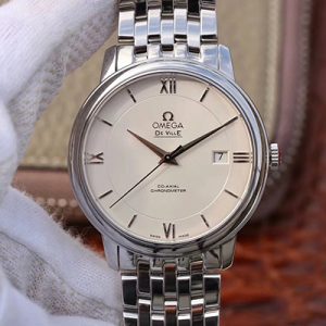 Replica Omega De Ville Prestige 424.10.40.20.02.003 MKS Factory White Dial