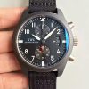 Replica IWC Pilot Top Gun Chronograph IW389001 ZF Factory Anthracite Dial