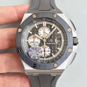 Replica Audemars Piguet Royal Oak Offshore 26400IO.OO.A004CA.01 JF Factory V2 Black Dial