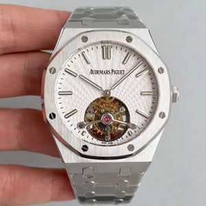 Replica Audemars Piguet Royal Oak Tourbillon Extra Thin 26522 R8 Factory White Dial