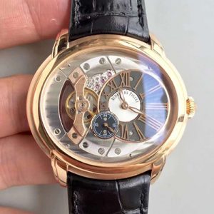 Replica Audemars Piguet Royal Millenary 4101 15350OR.OO.D093CR.01 V9 Factory Skeleton Dial