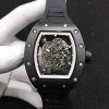 Replica Richard Mille RM055 KV Factory Ceramic White Skeleton Dial