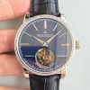 Replica Jaeger-LeCoultre Master Grande Tradition Tourbillon R8 Factory Blue Dial