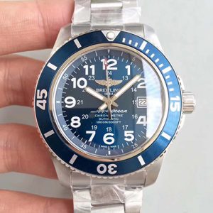 Replica Breitling Superocean II 44MM A17392D8/C910-162A GF Factory Blue Dial