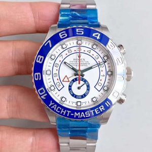 Replica Rolex Yacht-Master II 116680 JF Factory White Dial