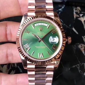 Replica Rolex Day Date 228235 40mm EW Factory Green Dial