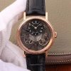 Replica Breguet Tradition 7027 7027BR/R9/9V6 Rose Gold Grey Skeleton Dial