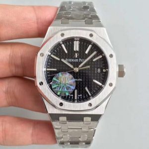 Replica Audemars Piguet Royal Oak 15400ST.OO.1220ST.01 JF Factory V5 Black Dial