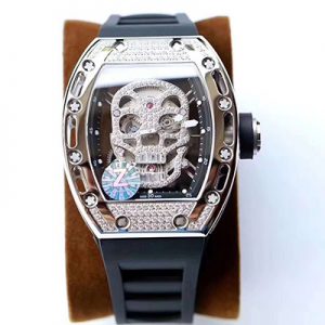 Replica Richard Mille RM052 Titanium Z Factory Diamond Skull Dial