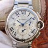 Replica Cartier Ballon Bleu Chronograph W6920076 ZF Factory Silver Dial