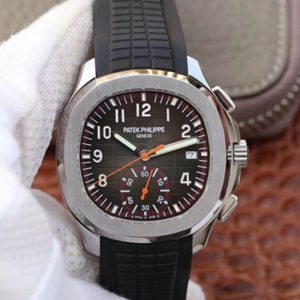 Replica Patek Philippe Aquanaut Chronograph 5968A-001 Black Dial