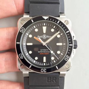 Replica Bell & Ross BR 03-92 Diver V2 Black Dial