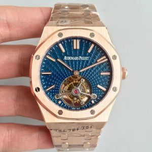 Replica Audemars Piguet Royal Oak Tourbillon Extra Thin 26522 R8 Factory Blue Dial