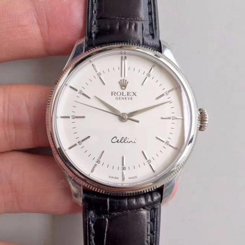 Replica Rolex Cellini 50509 MKS Factory V4 White Dial