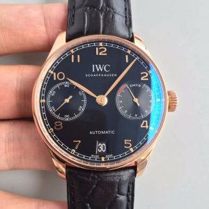 Replica IWC Portuguese IW500701 ZF Factory Black Dial