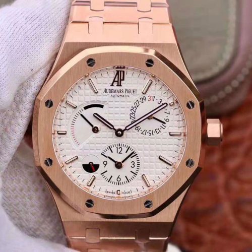 Replica Audemars Piguet Royal Oak GMT 41MM 26120 TWA Factory White Dial