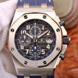 Replica Audemars Piguet Royal Oak Offshore Chronograph 2018 SIHH 26470 JF Factory V2 Black Textured Dial