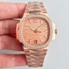 Replica Patek Philippe Ladies Nautilus 7118/1200R PF Factory Rose Gold Dial