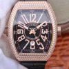 Replica Franck Muller Vanguard 18K Rose Gold V45.SC.DT.D.NBR.CD.5N.NR Black Dial