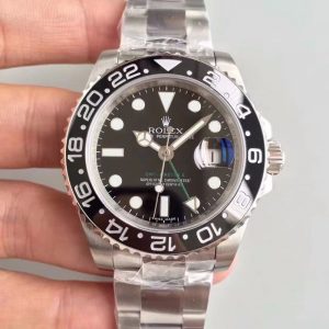 Replica Rolex GMT Master II 116710LN 40MM Noob Factory Black Dial