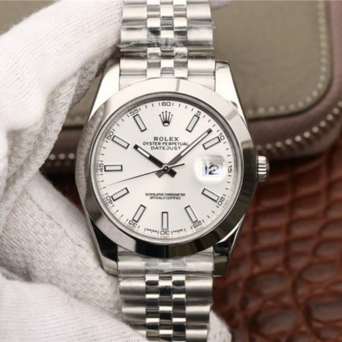 Replica Rolex Datejust 116200 41mm EW Factory White Dial