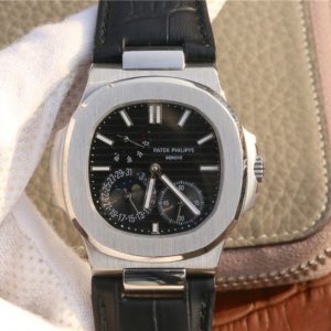 Replica Patek Philippe Nautilus Moonphase 5712G-001 Black Dial