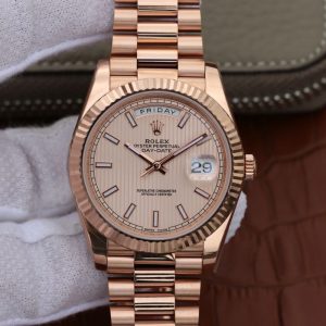 Replica Rolex Day Date II 228235 40mm EW Factory Rosegold Dial