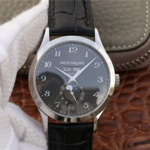 Replica Patek Philippe Complications Annual Calendar 5396G-014 KM Factory Grey Dial