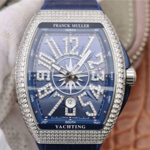 Replica Franck Muller Vanguard V45.SC.DT.AC.BL Blue Dial