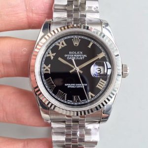 Replica Rolex Datejust 116334 41MM EW Factory Black Dial