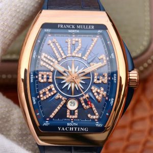 Replica Franck Muller Vanguard V45 25th Anniversary Blue Dial