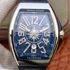 Replica Franck Muller Vanguard V45 45MM Blue Dial