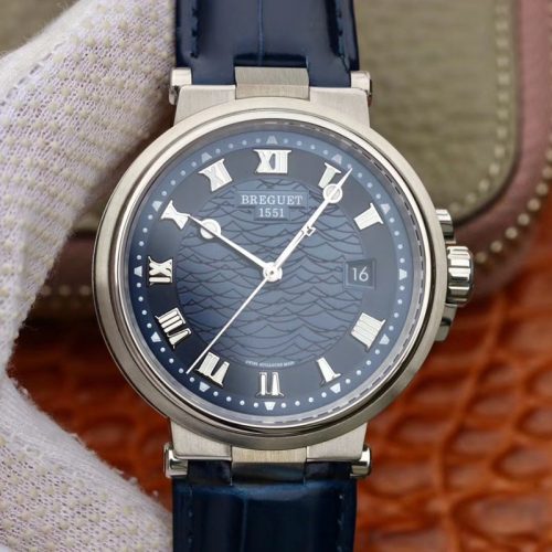 Replica Breguet Marine 5517BB/Y2/9ZU V9 Factory Blue Dial