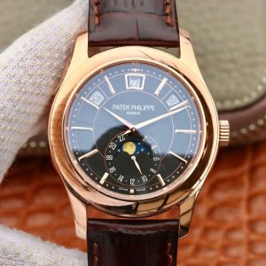 Replica Patek Philippe Annual Calendar 5205G-001 KM Factory Black Dial