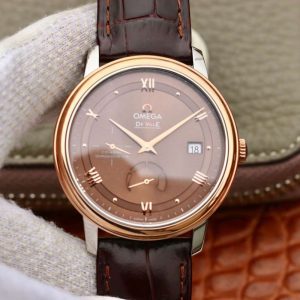 Replica Omega De Ville Prestige 424.23.40.20.13.001 TW Factory Brown Dial