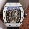 Replica Richard Mille RM53-01 White Ceramic Case Skeleton Dial