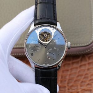 Replica IWC Portuguese Tourbillon IW504210 ZF Factory Anthracite Dial