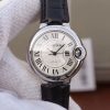 Replica Ballon Bleu De Cartier 33mm W6920086 V6 Factory White Dial