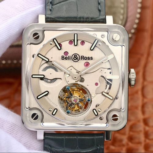 Replica Bell Ross BR-X2 Tourbillon Stainless Steel Brushed Dial